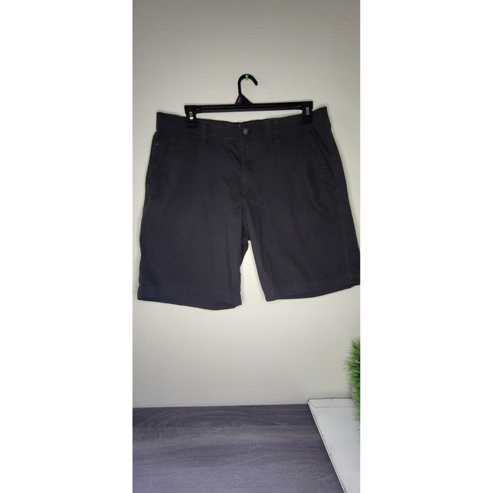 Weatherproof Vintage Mens Black Ripstop Utility Shorts Casual Gorpcore Hiking.